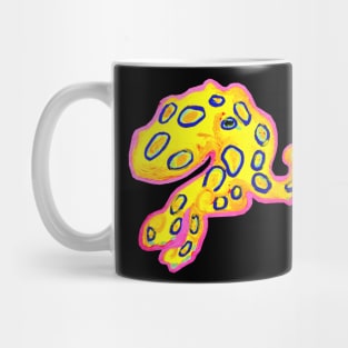 Blue Ring Octopus Mug